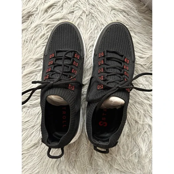 Stroll Performance Knit Golf Shoe Red Black Laces Sporty Mens Sise 10‎ NWT